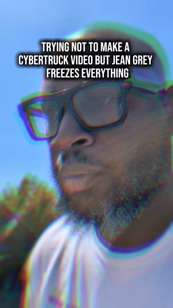 Imagine trying NOT to make Cybertruck content but Jean Grey freezes everything.... I'm a victim…