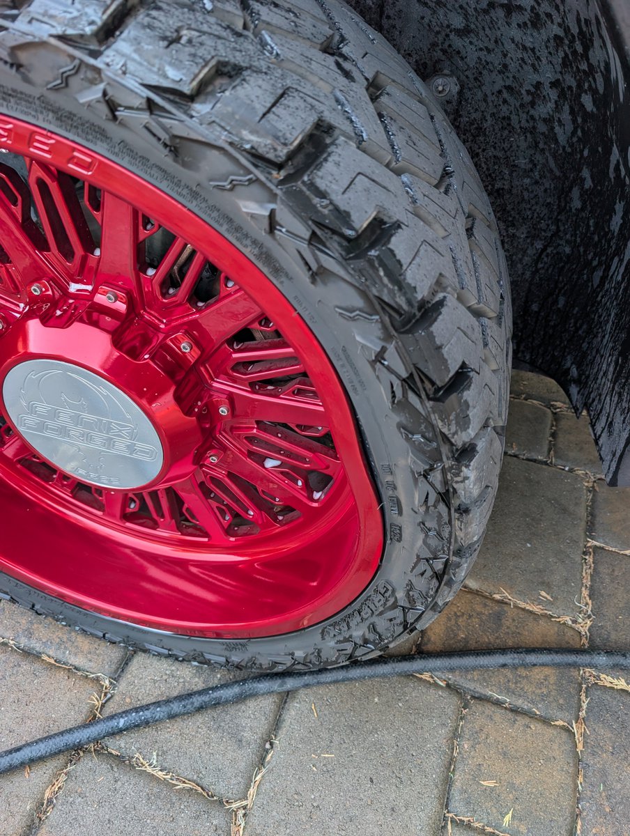Pothole avoidance needed...to be fair the front tire missed it but the rear did not.…