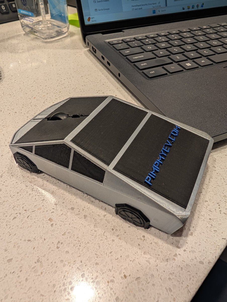Yeah so @pimpmyev 3D printed me a little gift that I have cherished like Golem…