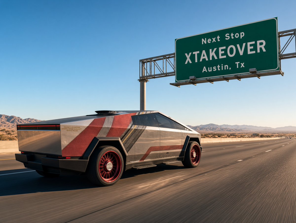 I'm getting requests from lots of you driving to @theXtakeover about a caravan from California.…