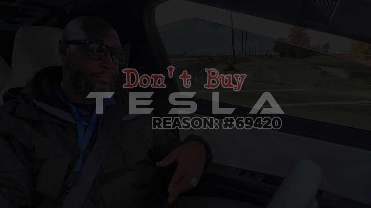 Trying to help the helpless Don't buy a Tesla: 1.If you want to be a…