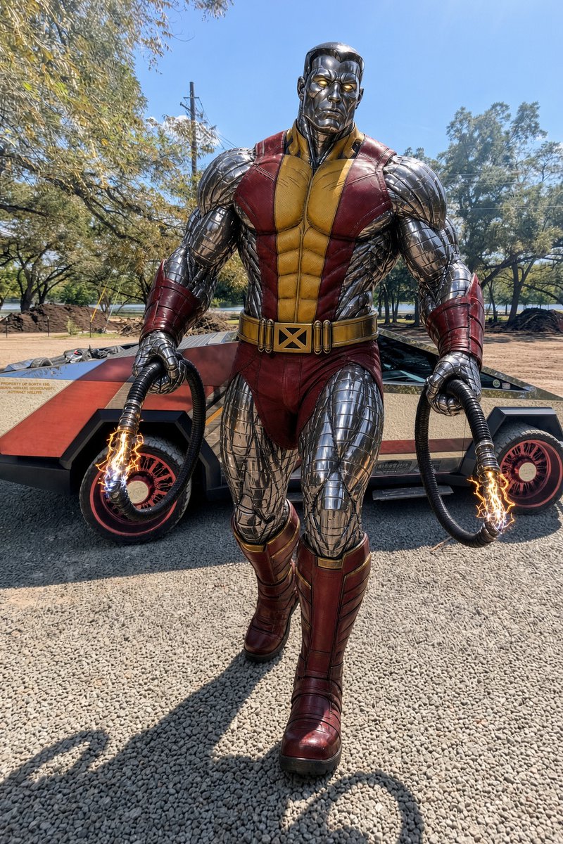 Good news my ADHD isn't broken while cleaning COLOSSUS for the Frunk or Treat today…